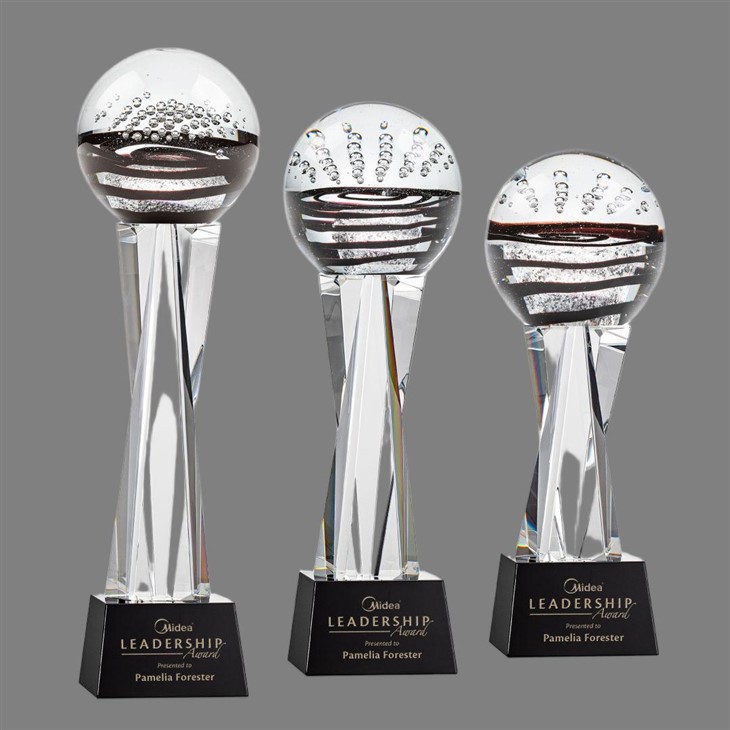 Ascendant Bubble-Sphere Artglass